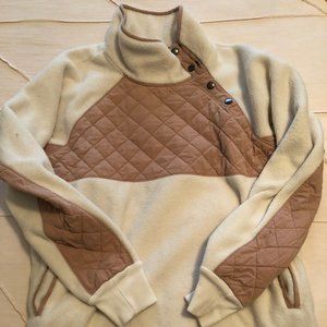 Abercrombie & Fitch Asymmetrical Snap-Up Fleece